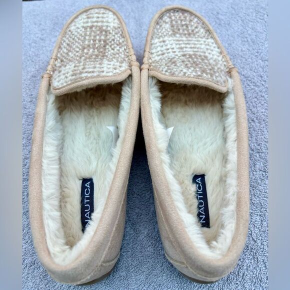 NAUTICA MARGO WOMEN’S COMFORT SLIPPER, BEIGE, WOMEN’S SIZE 7, NEW WITH OUT TAGS - Picture 8 of 10